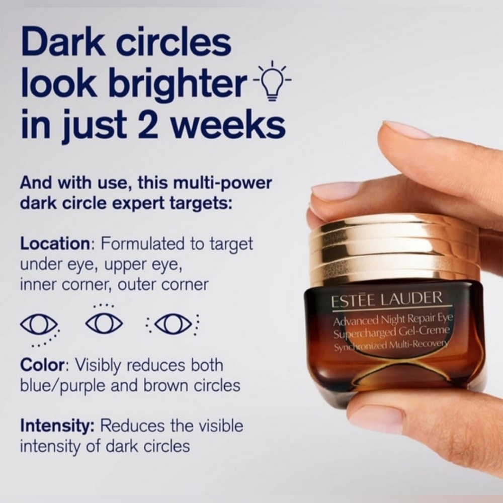 ESTEE LAUDER Advanced Night Repair Eye Supercharged Gel Cream .5 oz - Picture 5 of 6